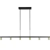 Online Straluma Hanglamp Bounce 6L 160cm zwart/goud