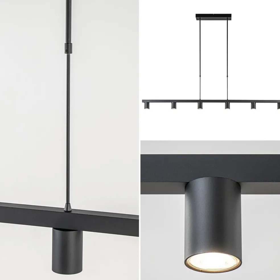 Flash Sale Straluma Hanglamp Bounce 6L 160cm zwart