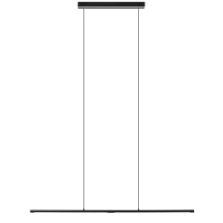 Hot Straluma Hanglamp buis 110cm zwart 3-step dim
