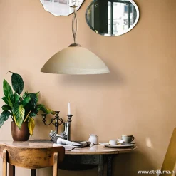 Hot Straluma Hanglamp Capri brons/Glas