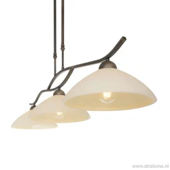 New Straluma Hanglamp Capri brons/Glas