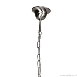 Discount Straluma Hanglamp Capri staal/glas woonkamer