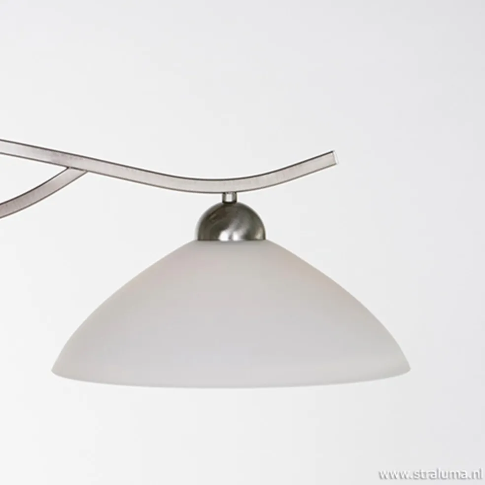 Cheap Straluma Hanglamp Capri staal/glas eettafel