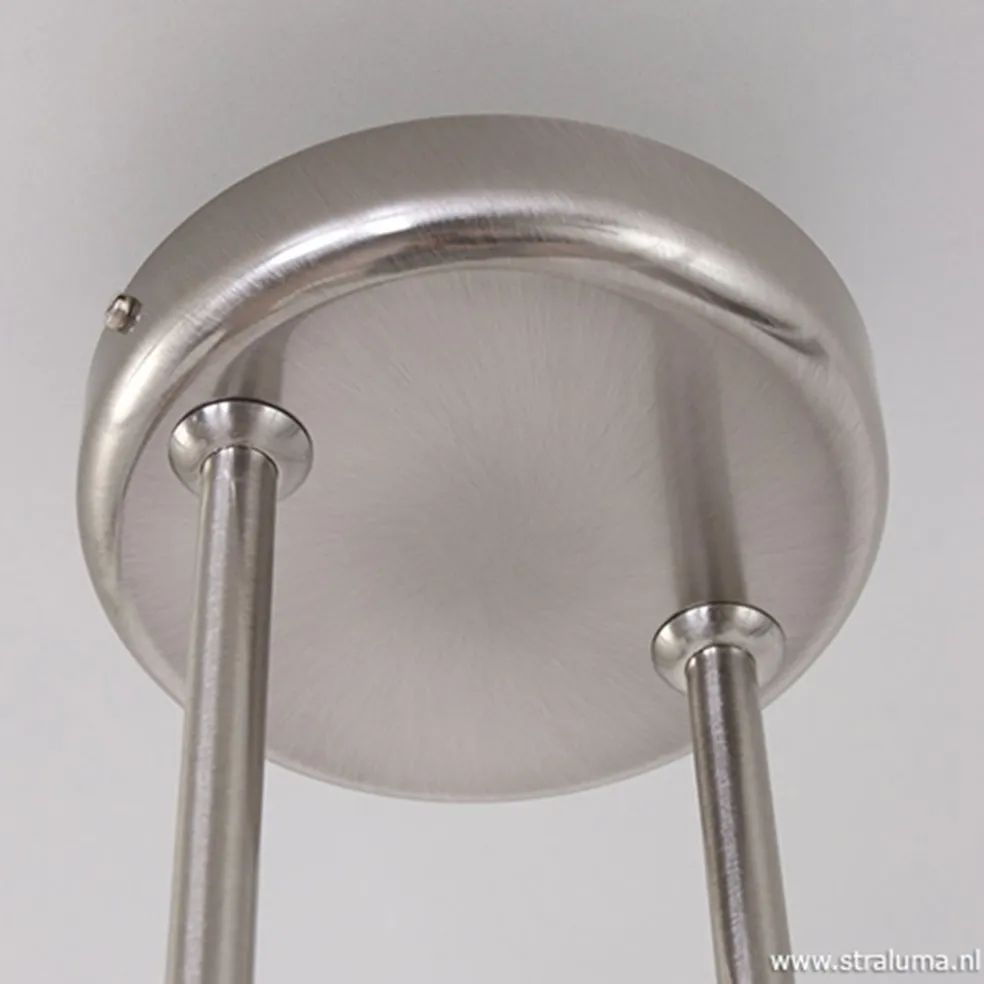 Cheap Straluma Hanglamp Capri staal/glas eettafel