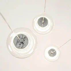Fashion Straluma Hanglamp chroom/helder glas 3-lichts