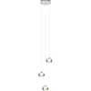 New Straluma Hanglamp chroom/smoke glas 3-lichts
