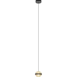 Cheap Straluma Hanglamp Dynasty 1L zwart/amber