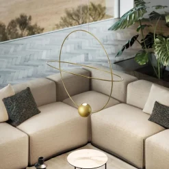 Cheap Straluma Hanglamp Elara 80 goud