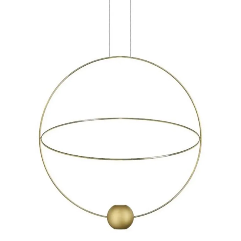 Shop Straluma Hanglamp Elara 60cm goud/matgoud