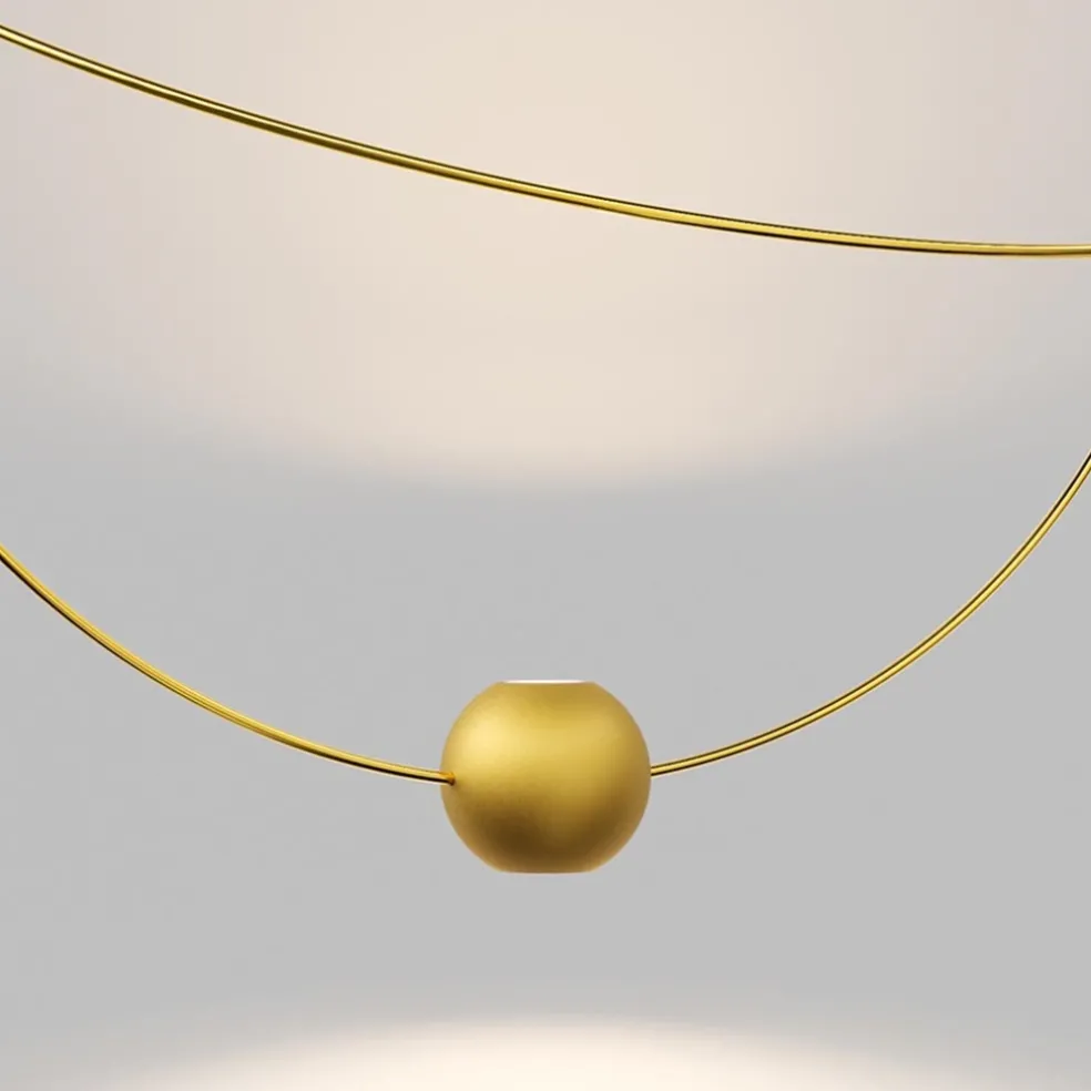 Shop Straluma Hanglamp Elara 60cm goud/matgoud
