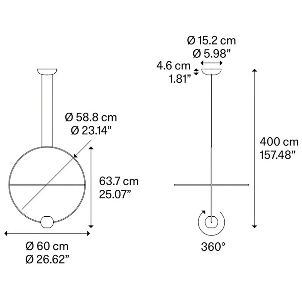 Shop Straluma Hanglamp Elara 60cm goud/matgoud