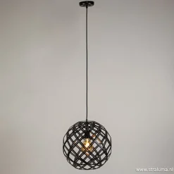 Flash Sale Straluma Hanglamp Emma bol zwart 40cm