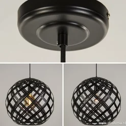 Store Straluma Hanglamp Emma bol zwart 50cm