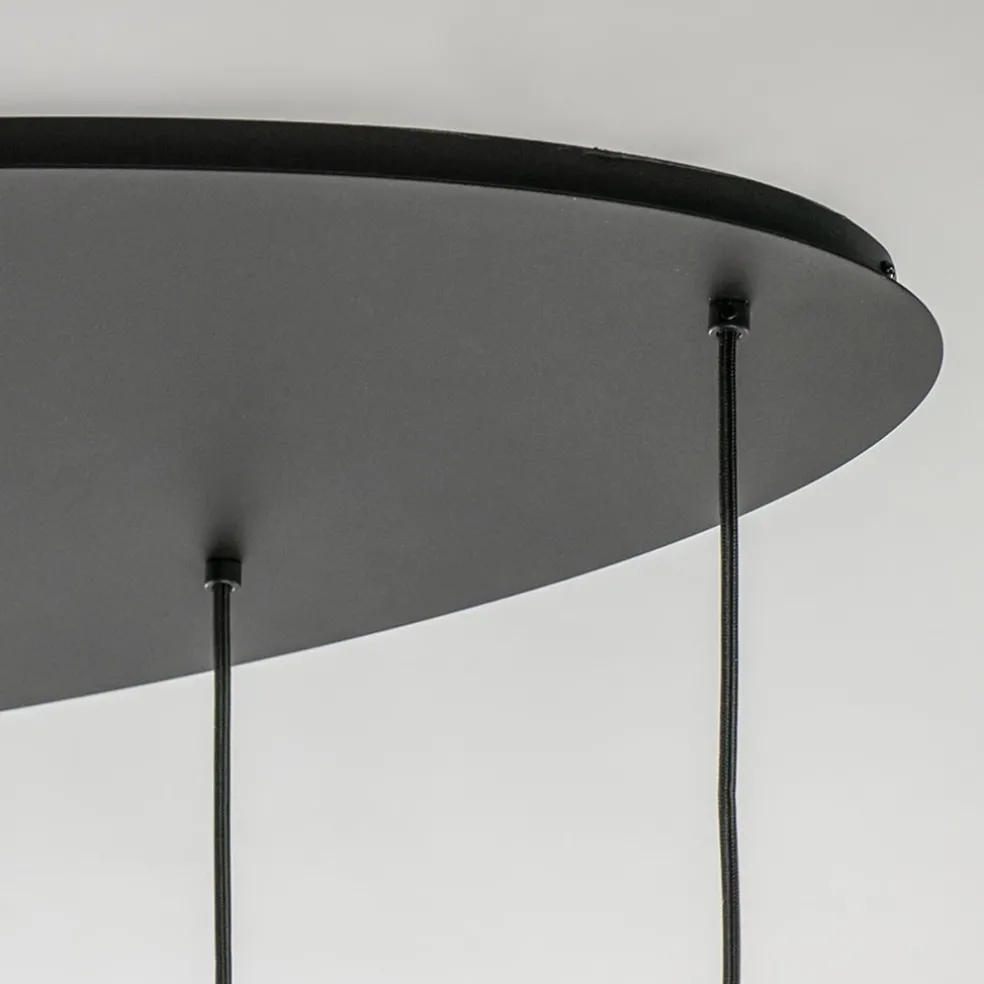 Outlet Straluma Hanglamp Fantasy Globe 8L zwart+smoke