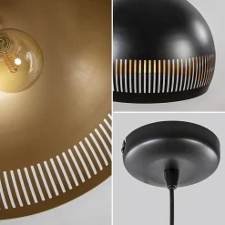 New Straluma Hanglamp Globo 50cm zwart/goud