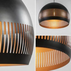 New Straluma Hanglamp Globo 50cm zwart/goud