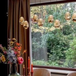 Cheap Straluma Hanglamp Golden Egg 8L zwart/goud