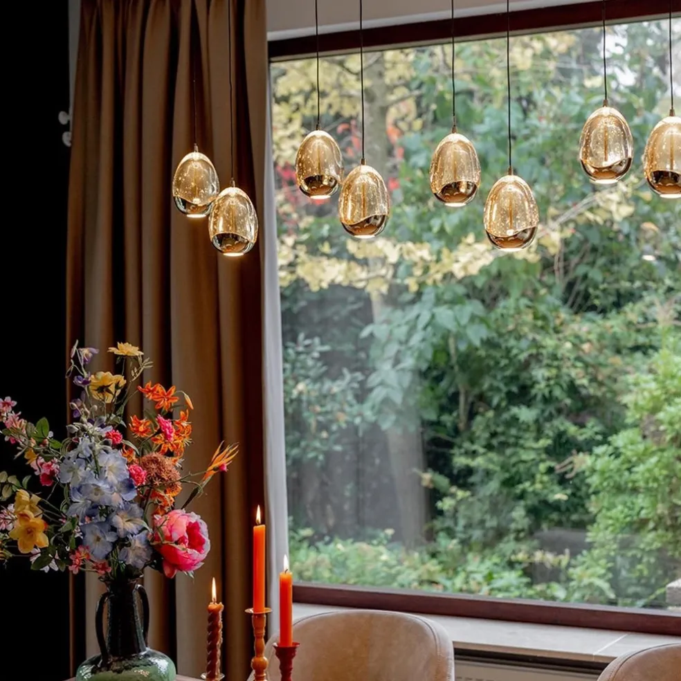 Cheap Straluma Hanglamp Golden Egg 8L zwart/goud