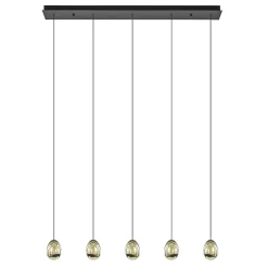 Outlet Straluma Hanglamp Golden Egg 5L zwart/goud