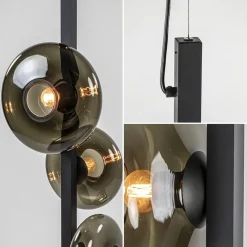 Outlet Straluma Hanglamp Hoseki verticaal zwart/smoke
