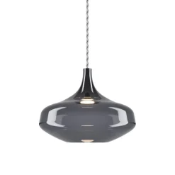 Outlet Straluma Hanglamp Italiaans design retro smoke glas inclusief LED