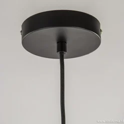 Fashion Straluma Hanglamp Jaicey bol zwart/goud
