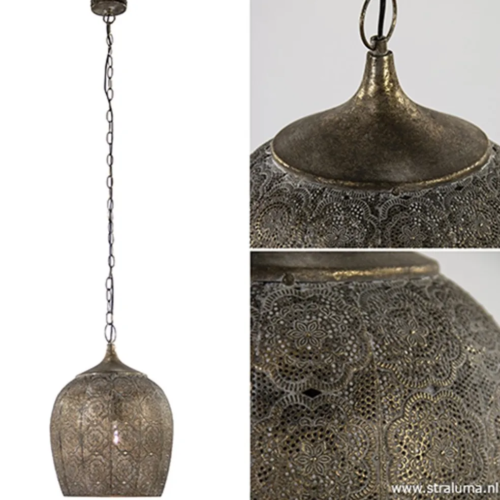 Shop Straluma Hanglamp Kadiri antiek goud oosters