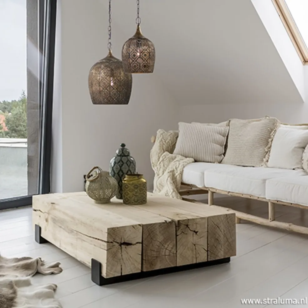 Shop Straluma Hanglamp Kadiri antiek goud oosters