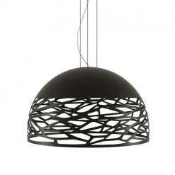 Clearance Straluma Hanglamp Kelly Dome 80cm zwart