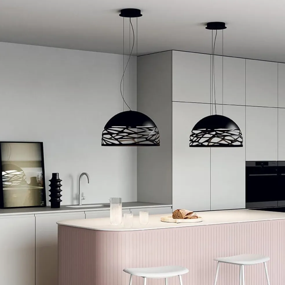 Store Straluma Hanglamp Kelly Dome zwart 50cm