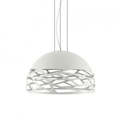 Shop Straluma Hanglamp Kelly koepel 60cm wit