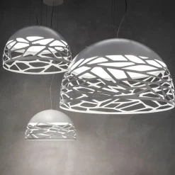 Shop Straluma Hanglamp Kelly koepel 60cm wit