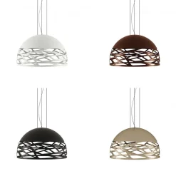 Shop Straluma Hanglamp Kelly koepel 60cm wit