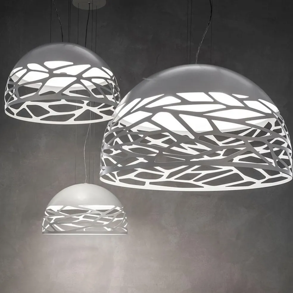 Discount Straluma Hanglamp Kelly koepel 80cm wit