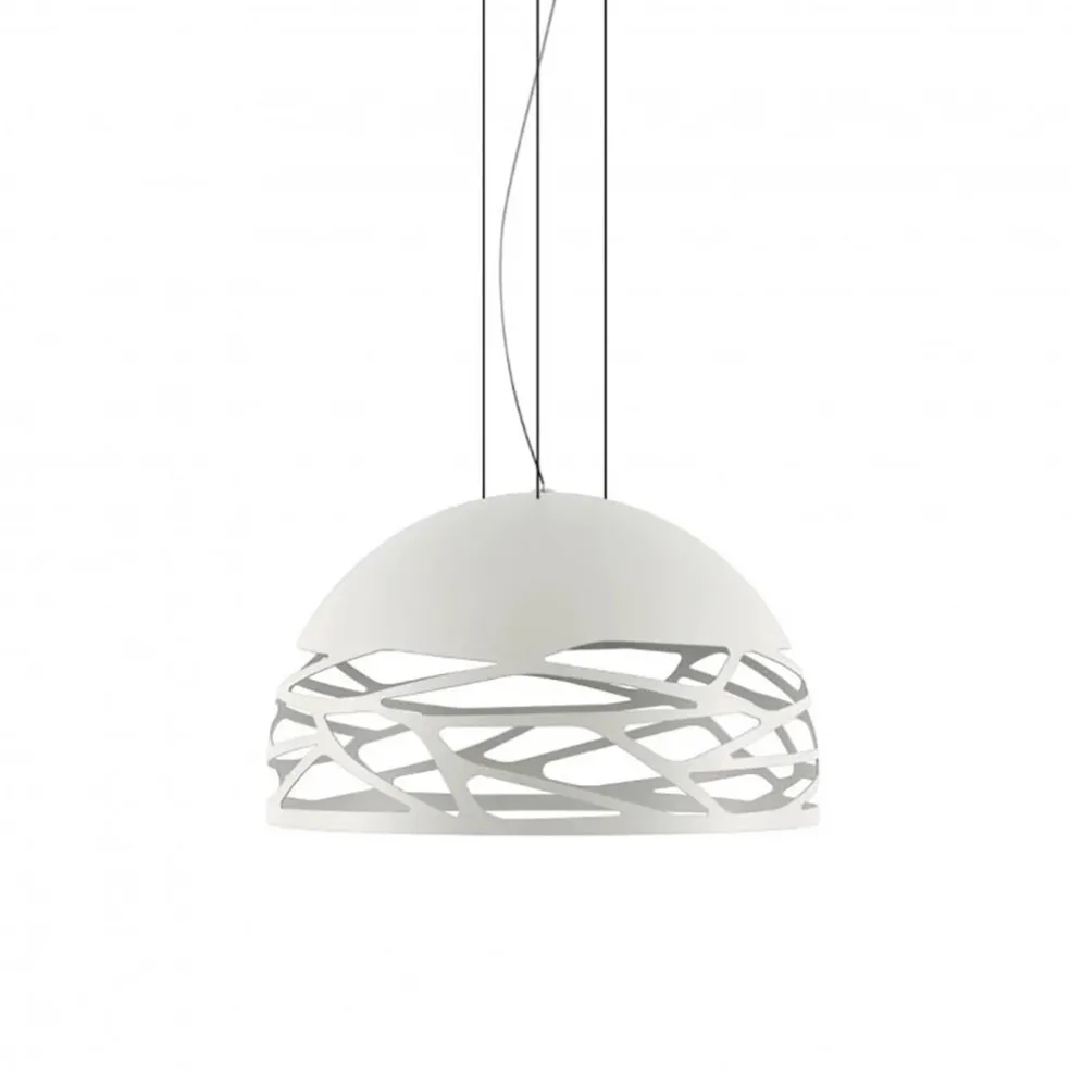 Cheap Straluma Hanglamp Kelly koepel 50cm wit