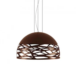 Online Straluma Hanglamp koepel brons 60cm 3xe27