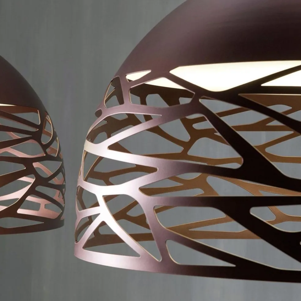Online Straluma Hanglamp koepel brons 60cm 3xe27