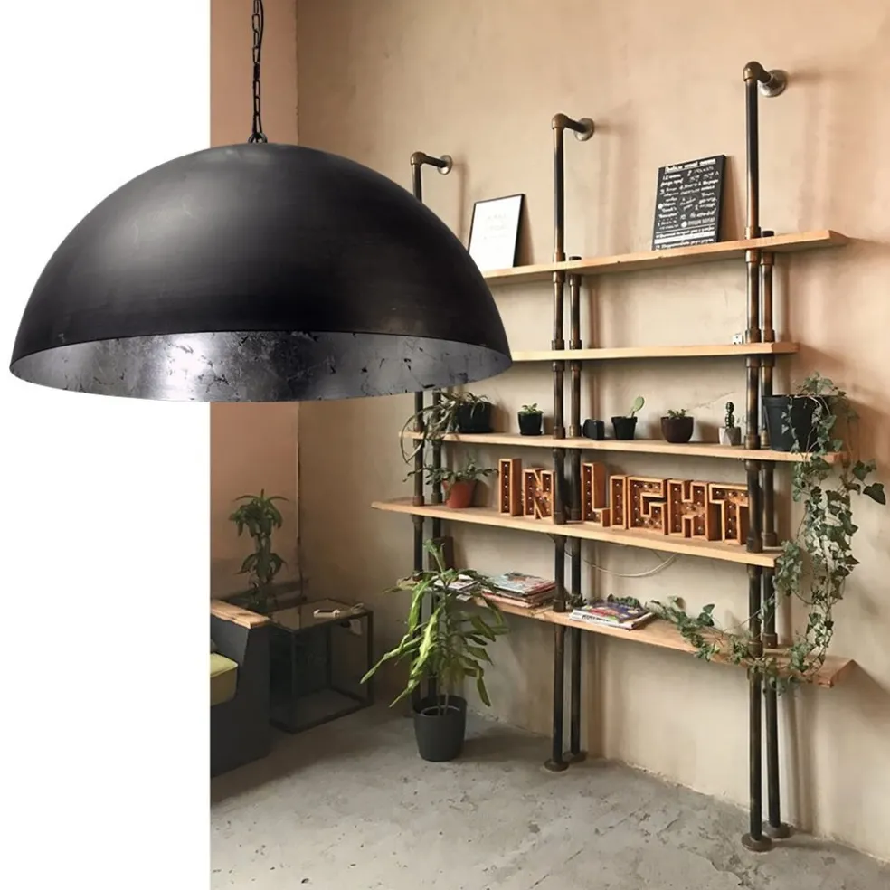 Flash Sale Straluma Hanglamp koepel 60cm gunmetal/silverleaf