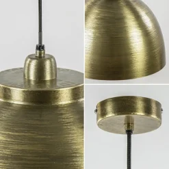 Shop Straluma Hanglamp Kylie oud brons metaal 45 cm