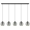 Discount Straluma Hanglamp 5L balk + smoke glas 160cm