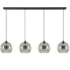 Online Straluma Hanglamp 4L balk zwart + smoke glas 30cm
