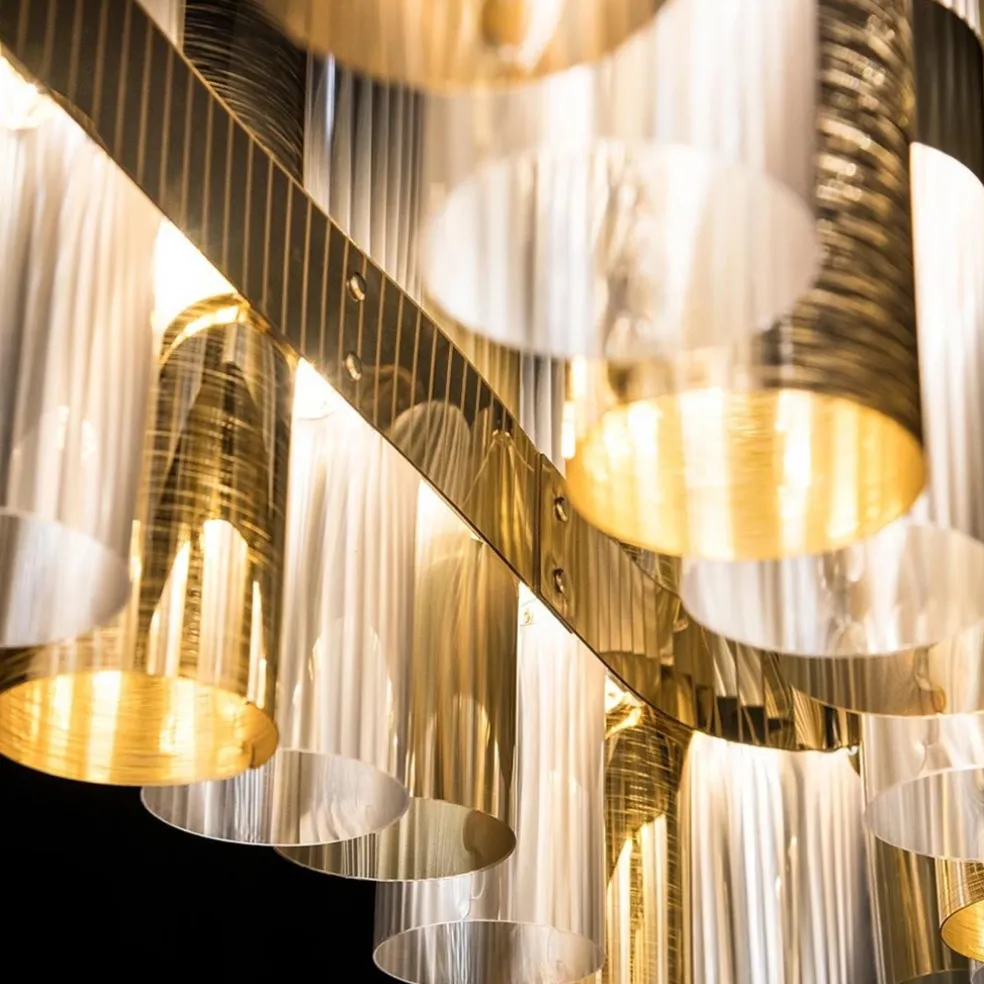 Discount Straluma Hanglamp La Lollo linear 140 goud