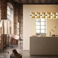 Discount Straluma Hanglamp La Lollo linear 140 goud