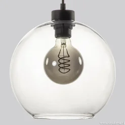 Best Straluma Hanglamp 3-lichts rond glas helder 25 cm