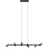 Best Straluma Hanglamp met spots 6-lichts zwart/goud