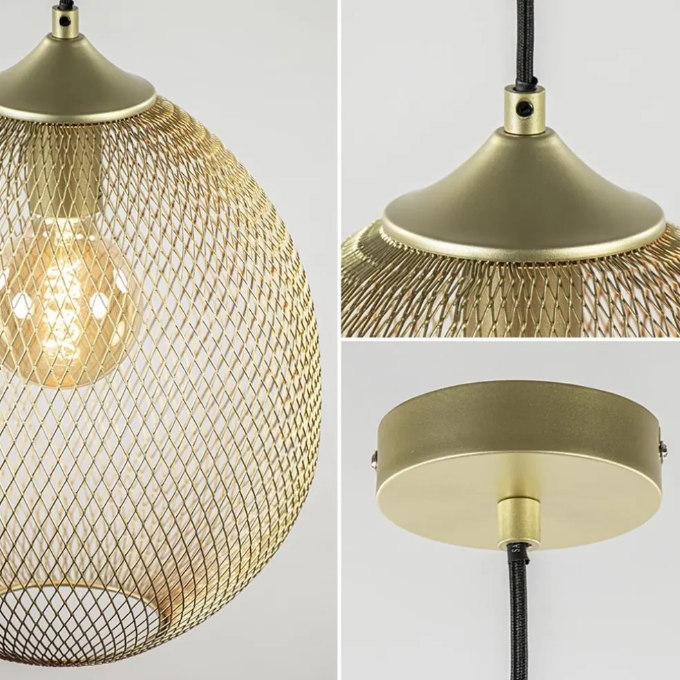 Outlet Straluma Hanglamp Moroc goud 30cm