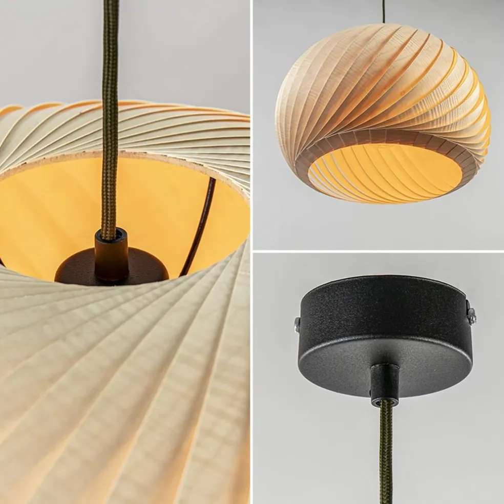 Flash Sale Straluma Hanglamp Nature 40cm hout naturel