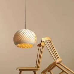 Flash Sale Straluma Hanglamp Nature 40cm hout naturel