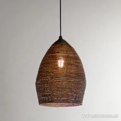 Cheap Straluma Hanglamp Nayla zwart/matgoud