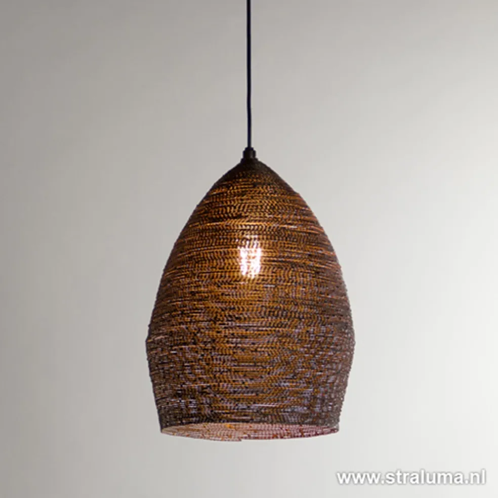 Cheap Straluma Hanglamp Nayla zwart/matgoud